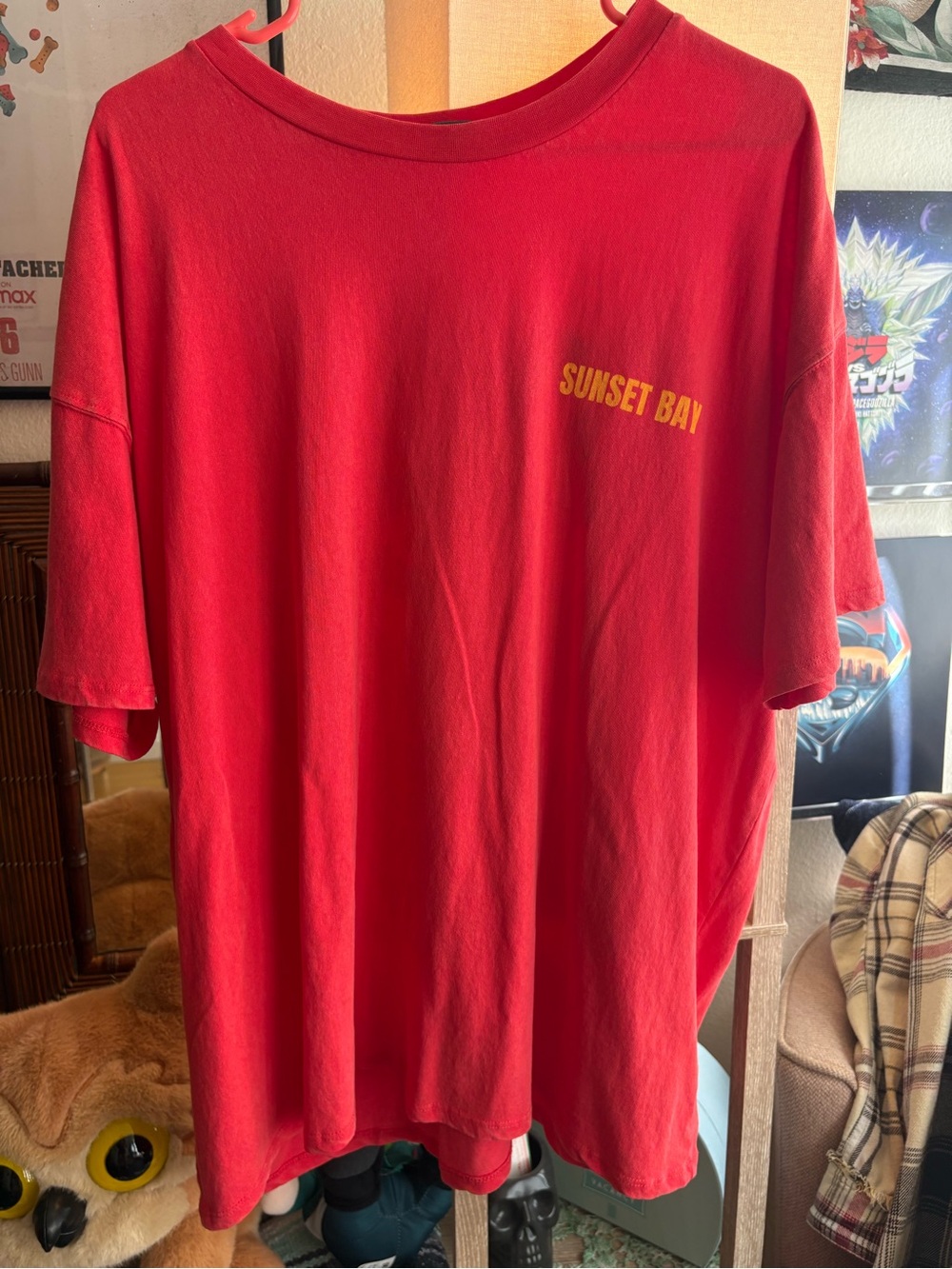 Sunset Bay Red Graphic T-Shirt